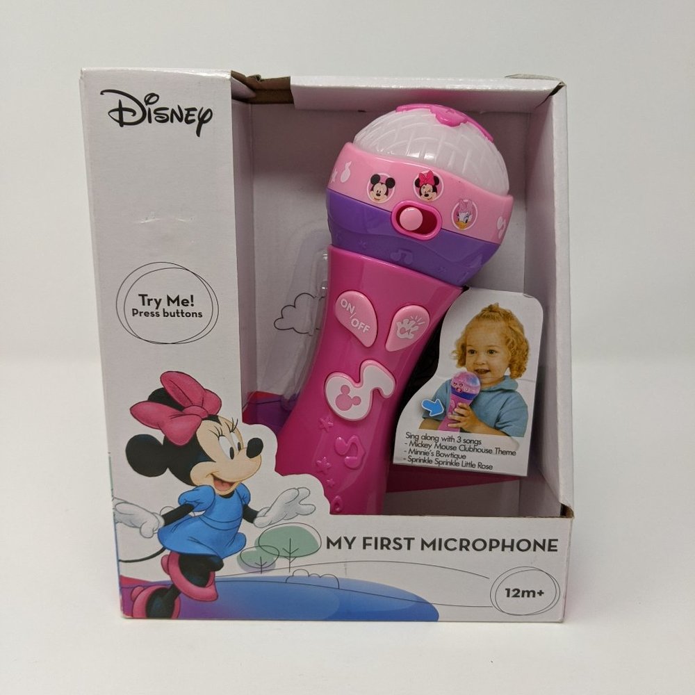 Disney Minnie Mouse My First Microphone NEW